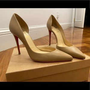 Christian Louboutin IRIZA Nude Shoes